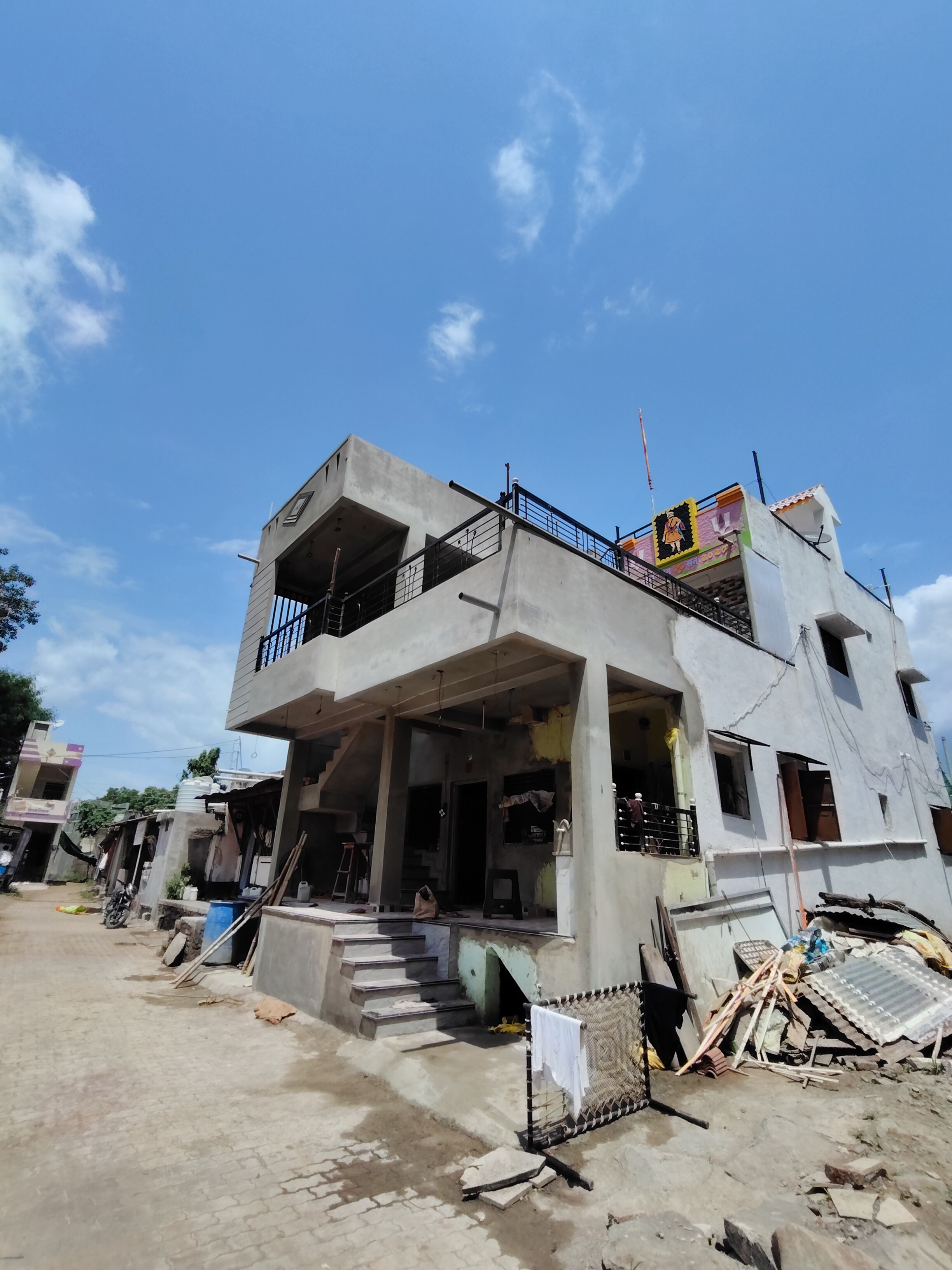 Building electrical work