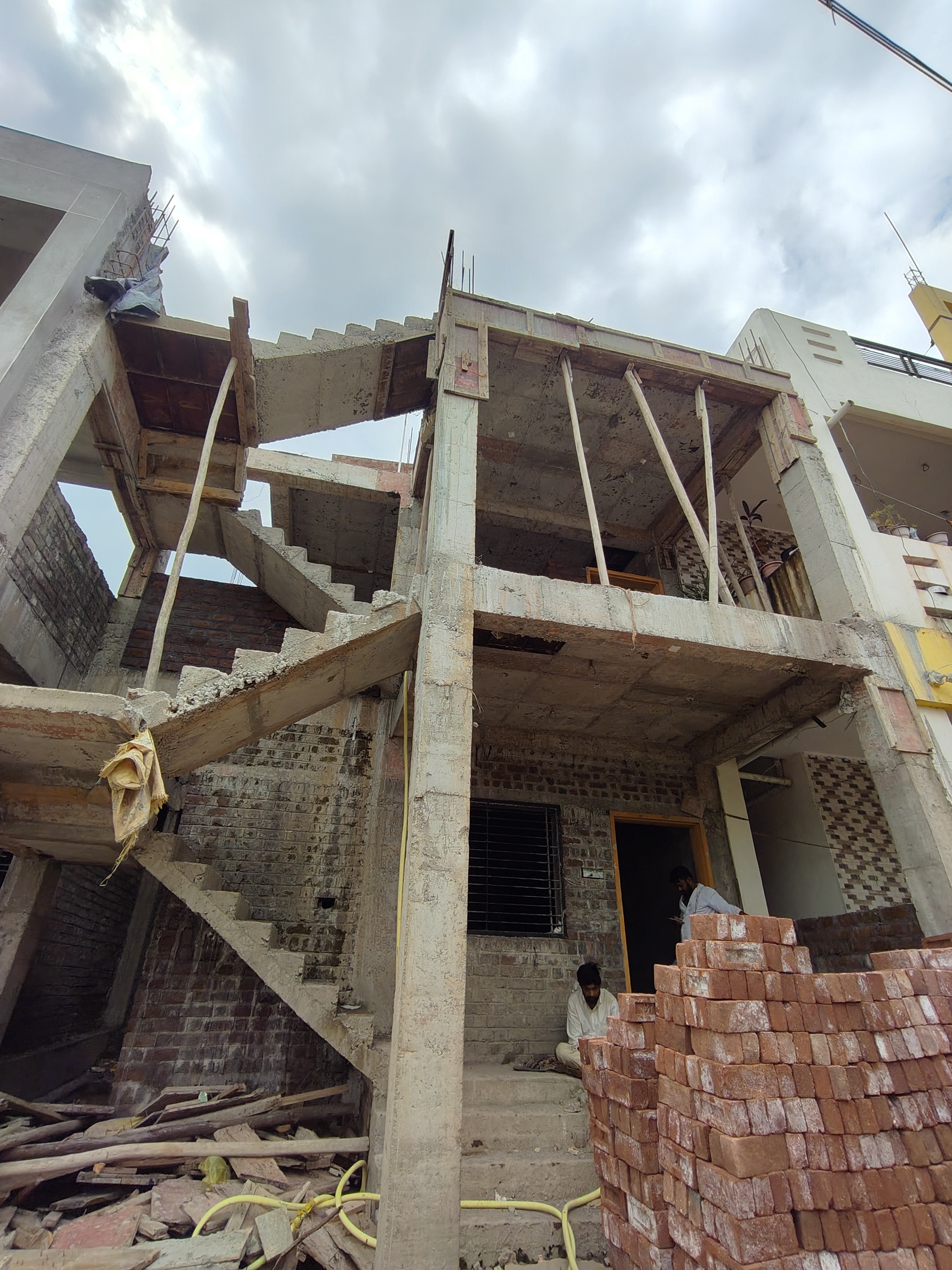 Building electrical work