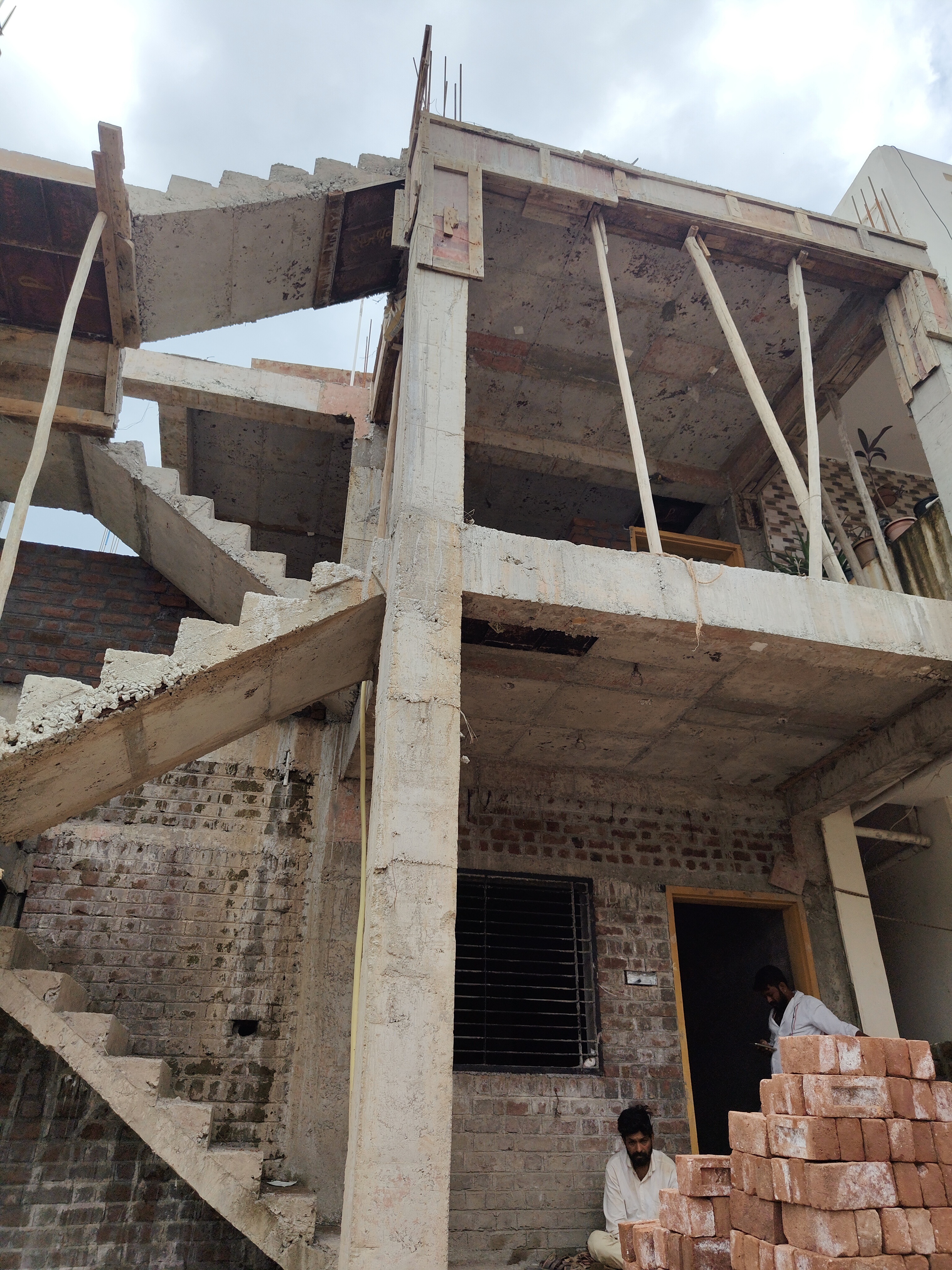 Building electrical work