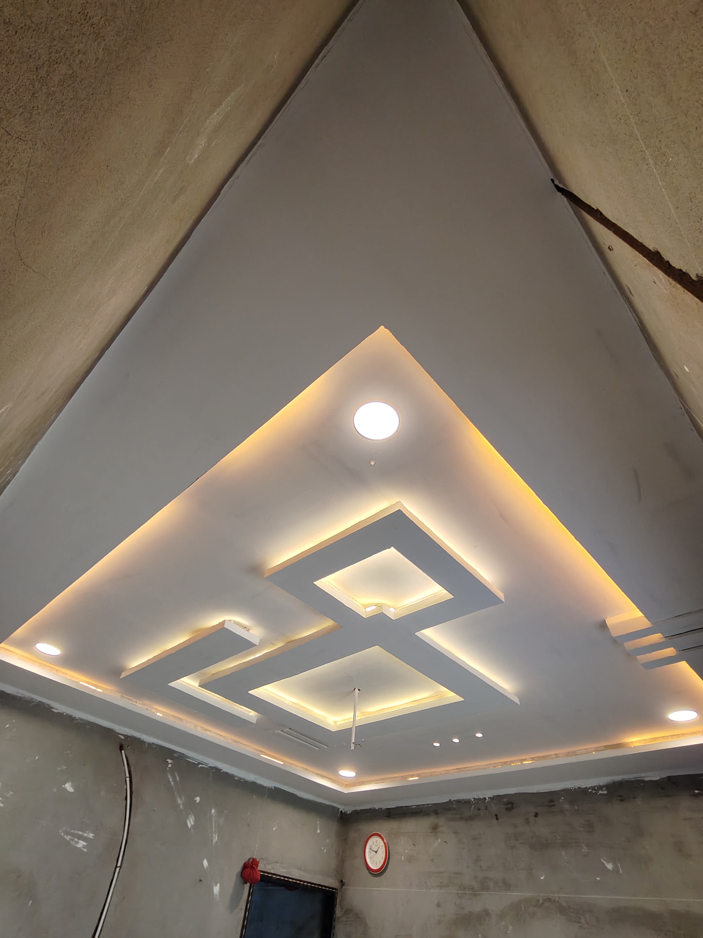 Building electrical work