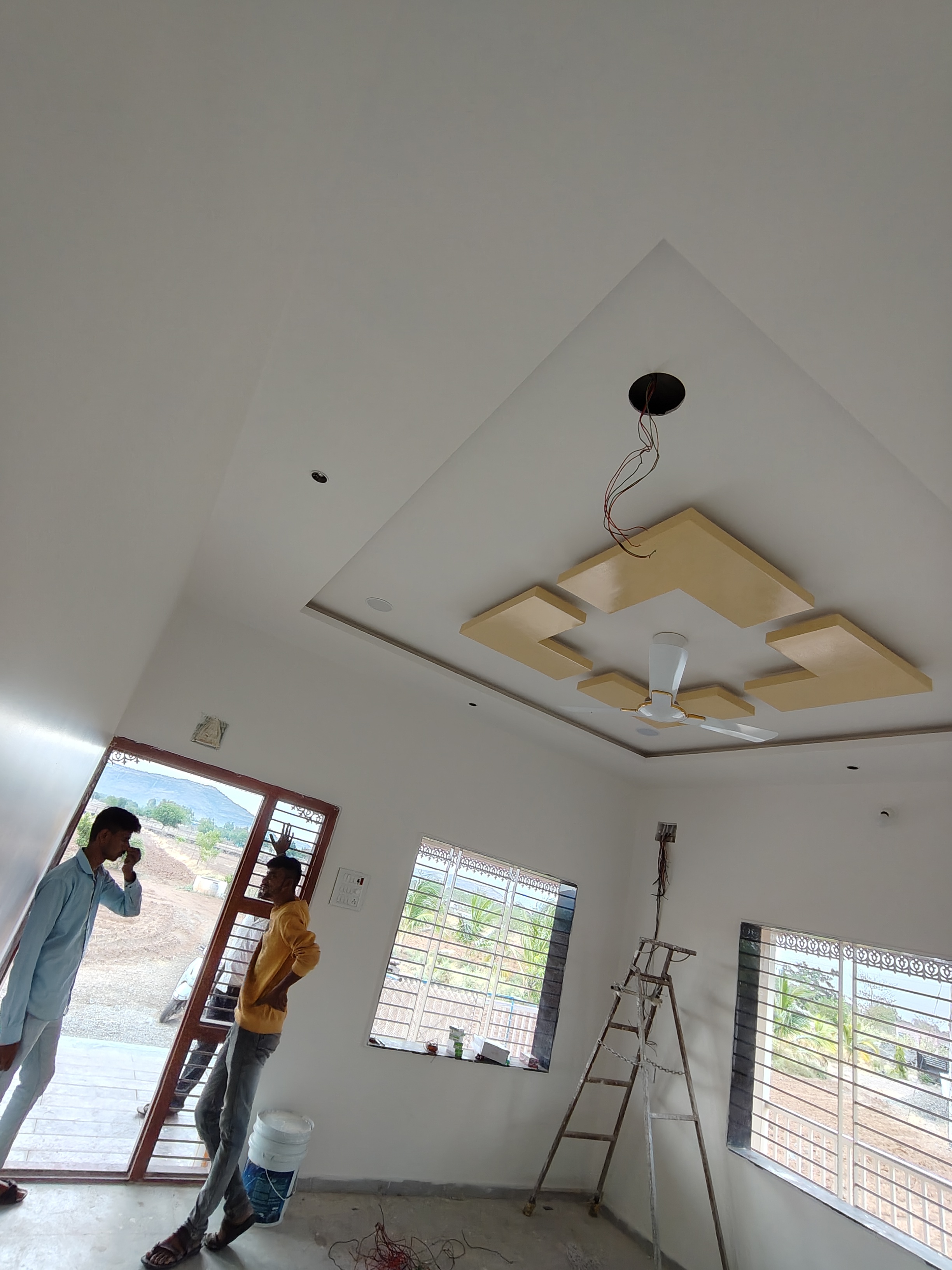 Building electrical work