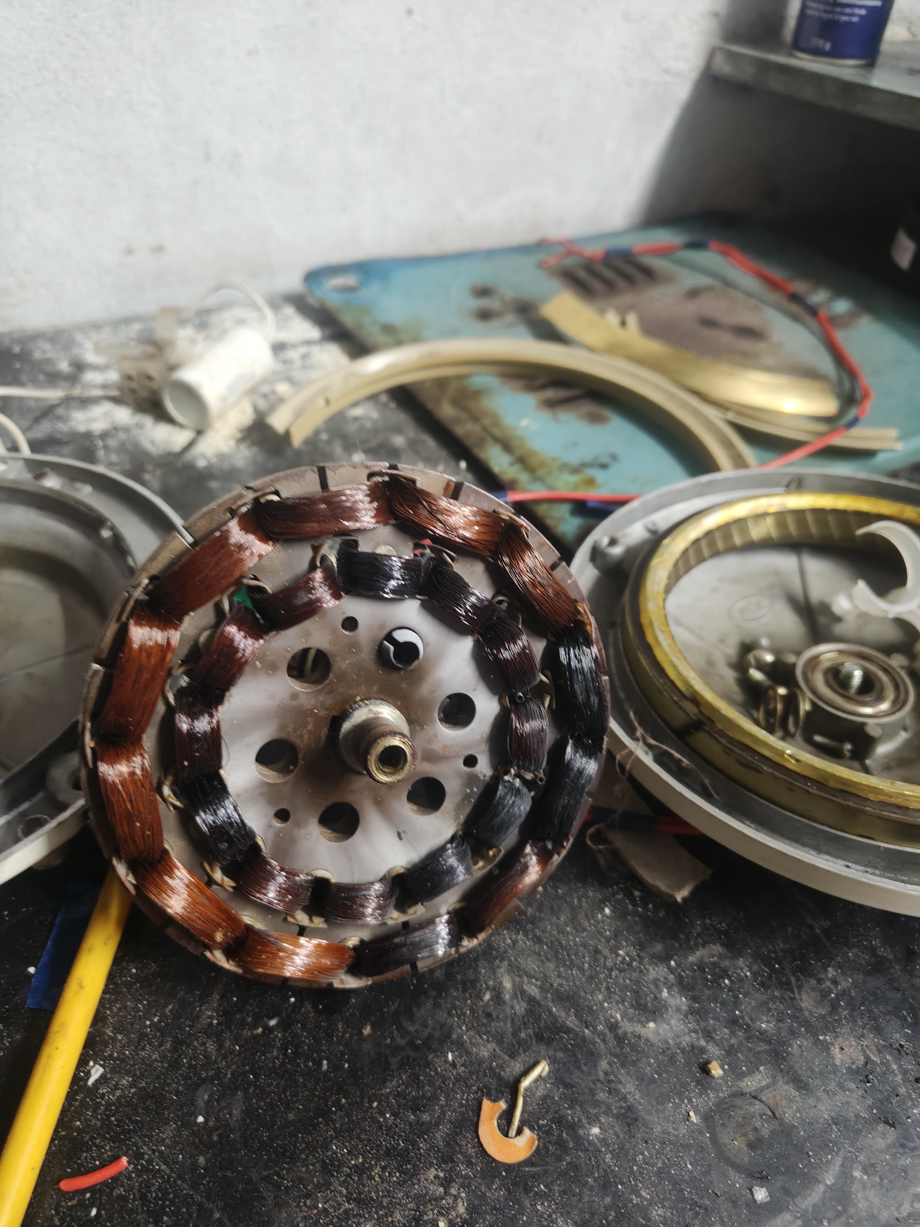 Motor rewinding