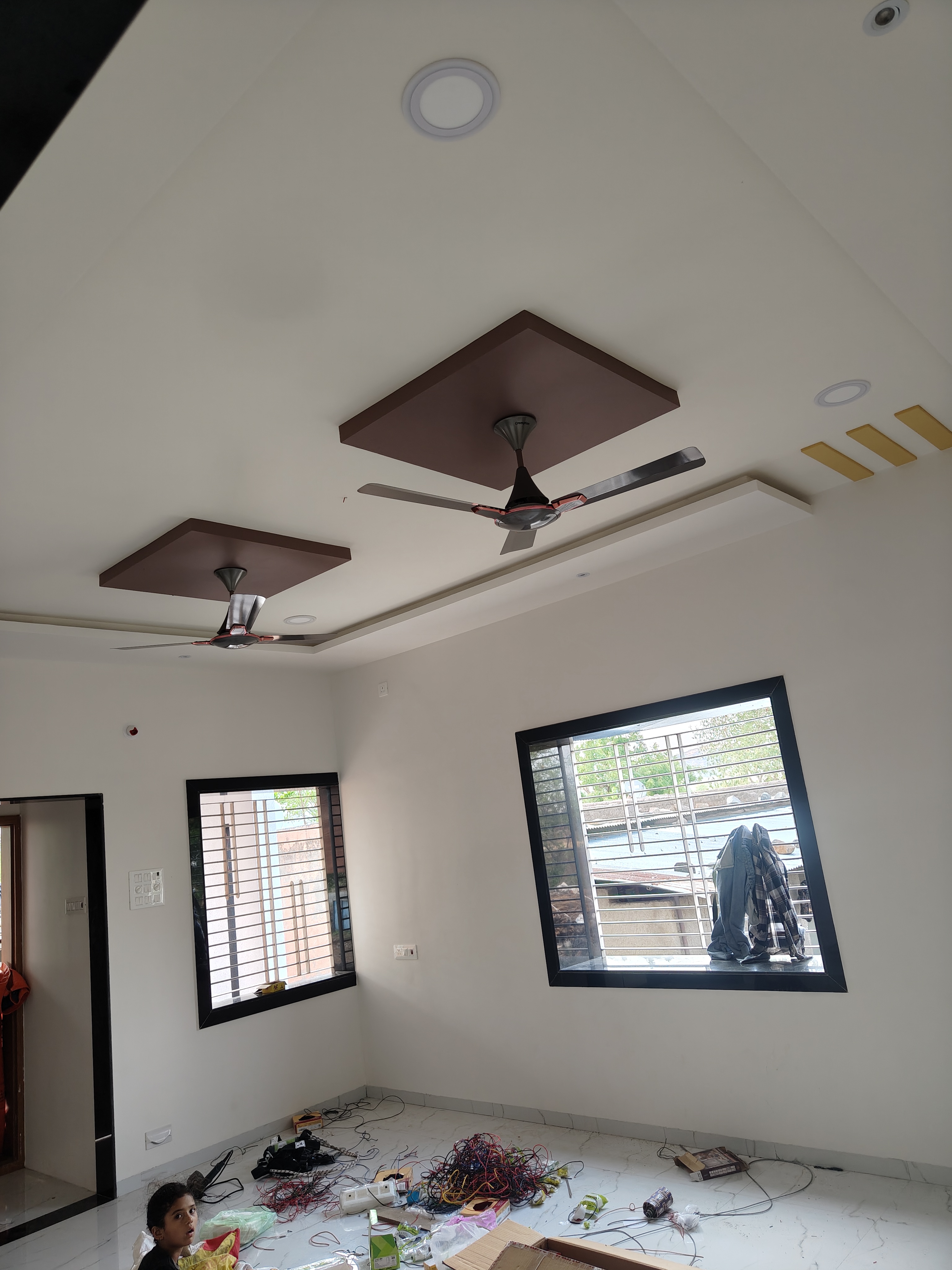 Building electrical work